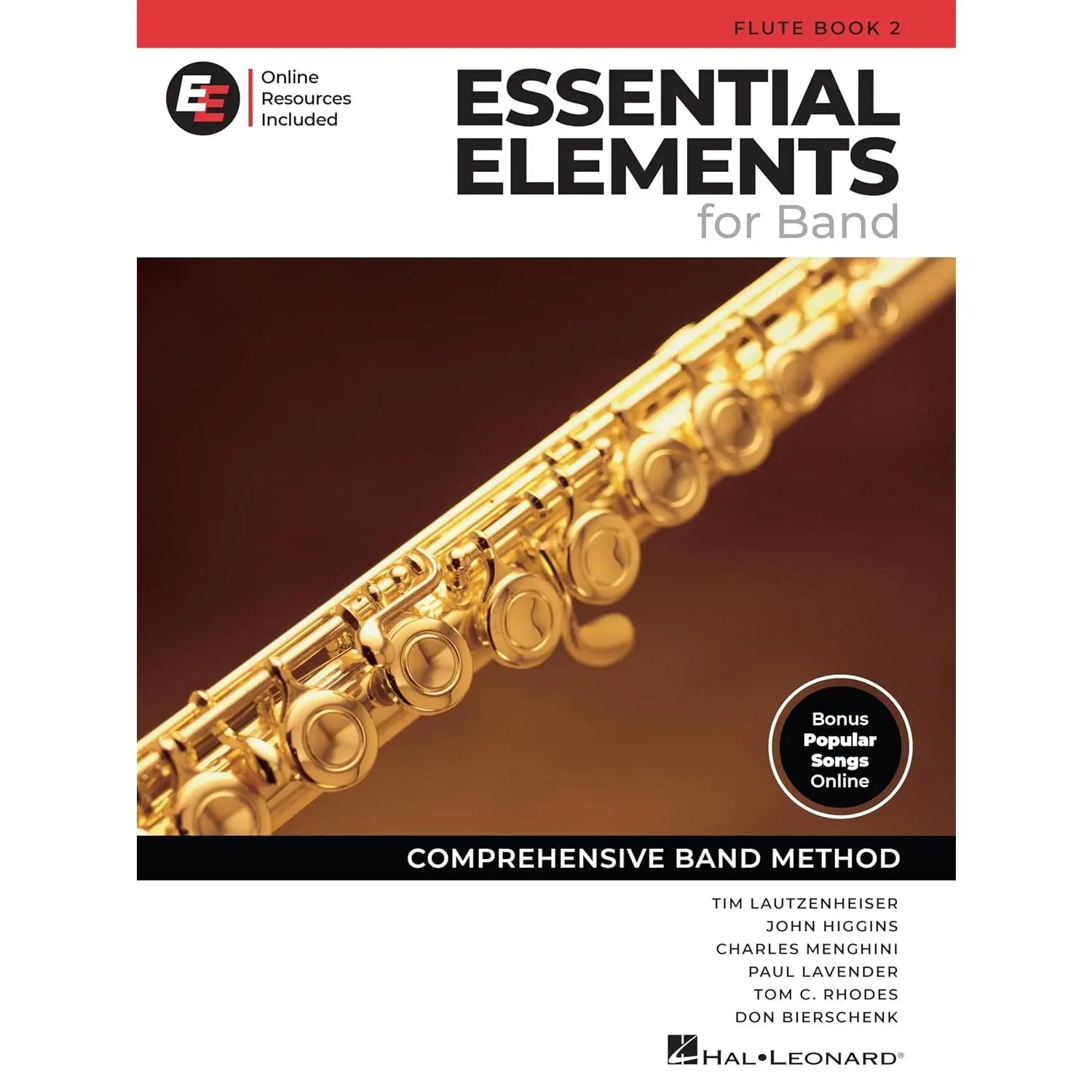 Essential Elements for Band – Flute Book 2 with EEi Online Resources Flute Method Songbook and Sheet Music with 250+ Video Lessons and Updated Repertoire Comprehensive Band Method