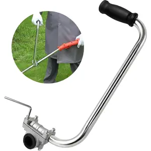 Adjustable Lawn Mower Handle Extension with Ease of Use, Grass Clipping Collection Attachment, Outdoor Equipment Accessory, Property Maintenance Tool
