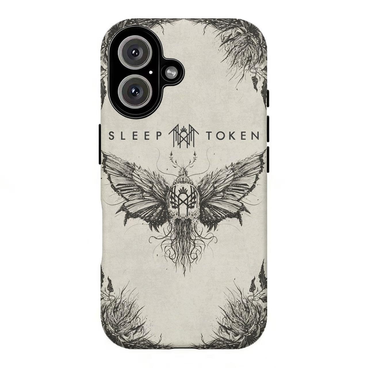 FL-Sleep T0ken Vintage Occult Art Phone Case,Gothic Grunge Rock Fan Art Case For iPhone 11 12 13 14 15 16 17 Air Pro Max for Samsung S26 S25 S24 S23 S22 S21 Case,Gift for fans