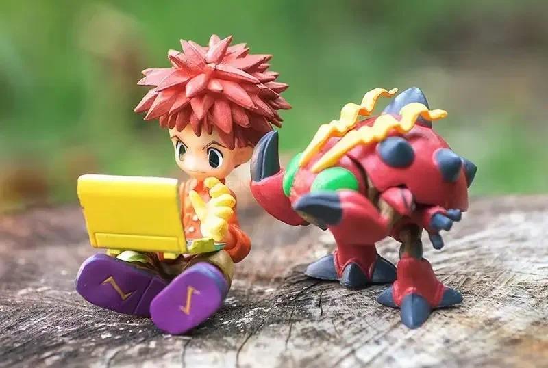 5-8cm Digimon Adventure Tyrannosaurus Izumi Koushiro Anime Figure Model Room Ornament Children Toys Birthday Gift Customized