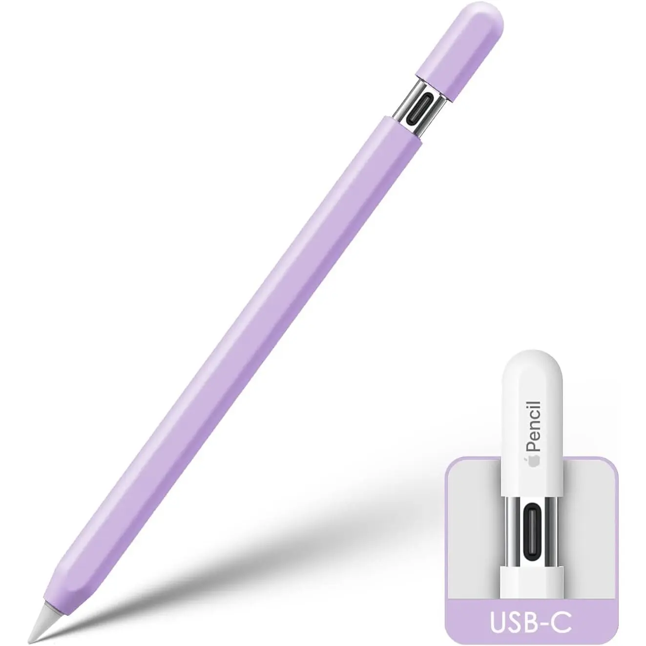 Case Sleeve Cover for  Pencil (USB-C) 2023, Protective  iPad Pencil Holder, Anti-Slip Grip Accessories Compatible with  Pencil 3rd Generation,
