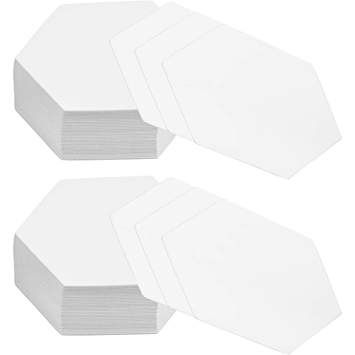 200 Count Paper Piecing for Quilting, Quilting Templates, Paper Piecing Shapes Hexagon Templates Quilting Templates for Use in Quilting, Sewing, and Craft Projects(1 Inch)