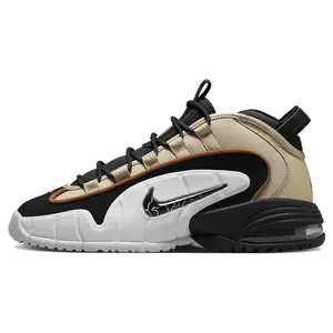 Nike Air Max Penny 1 Rattan Mid Top Retro Basketball Shoes for Men in Black and Brown Verifiable, with credentials and supporting global authentication