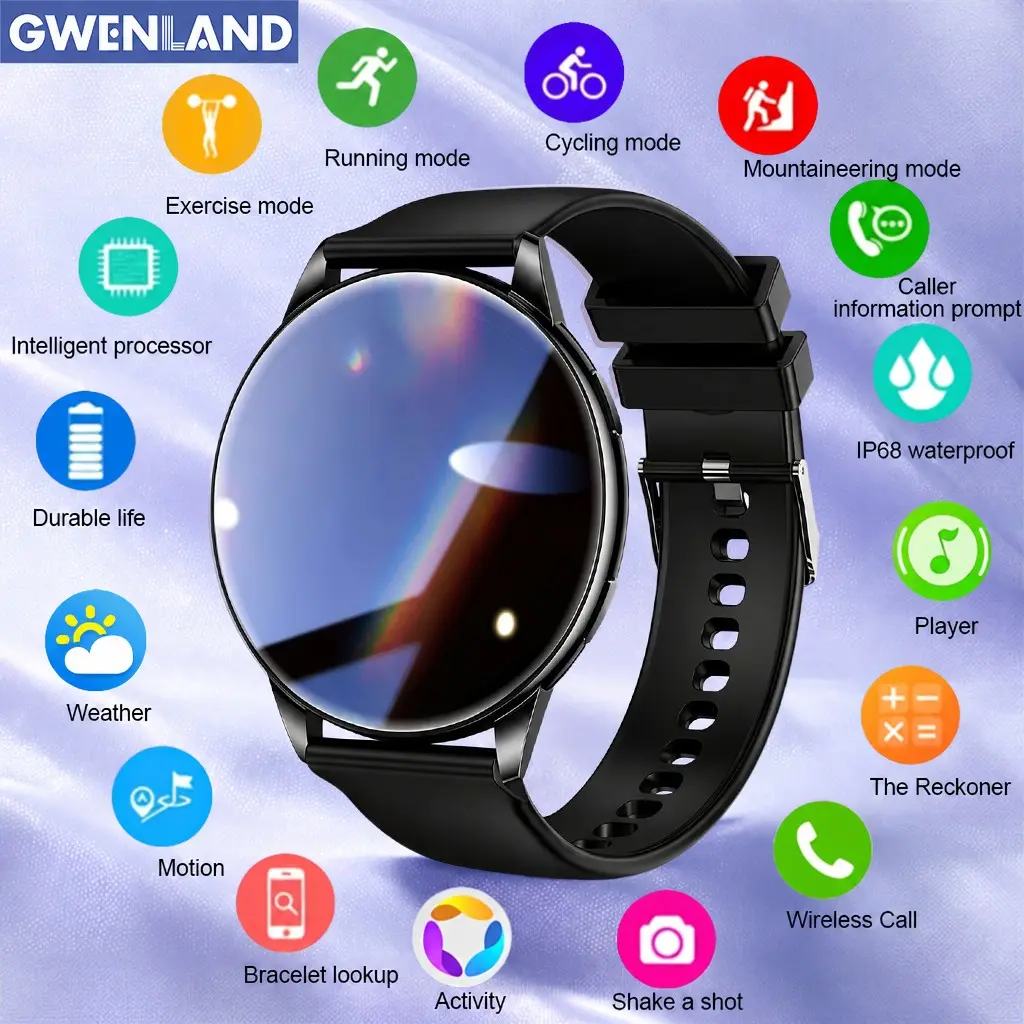 Smartwatch for Men and Women, 1.52inch Full Screen, Call Function, Activity Tracker, Fitness Watch, Holiday Gift