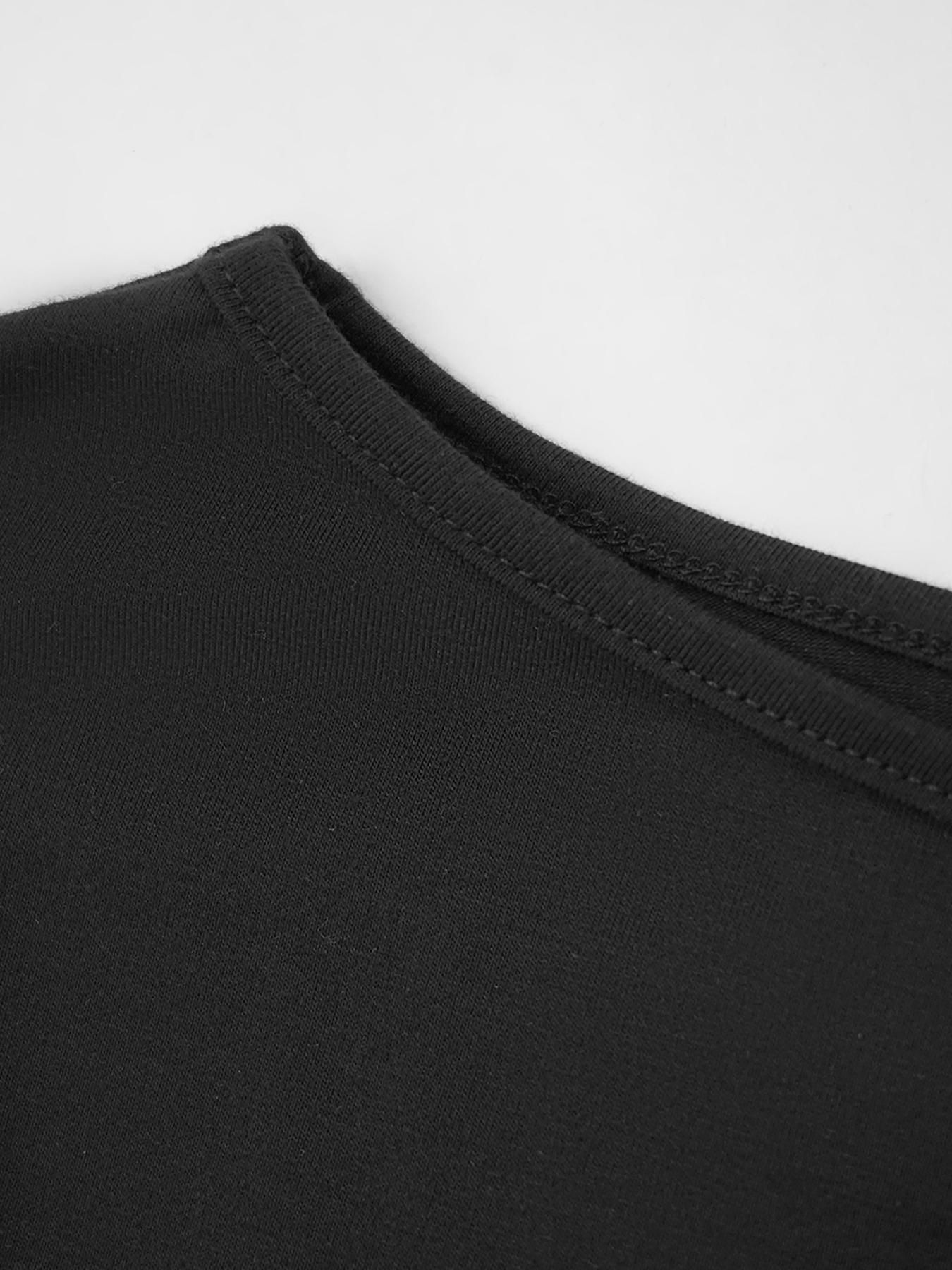 Women's Casual Fashion High-End Drop Shoulder Long Sleeve Top, Fitted, Spring & Fall Wear, Stylish Ladies' Clothing for Everyday, Knit