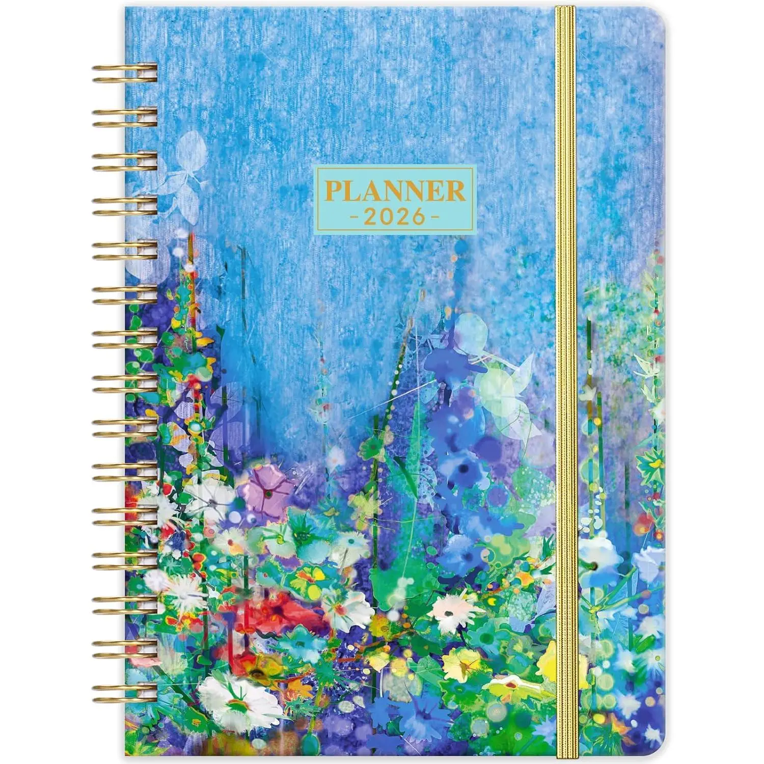 2026 Planner - Planner Weekly and Monthly 2026, JAN. 2026 - DEC. 2026, 6.4" x 8.5", 2026 Calendar Planner with Monthly Tabs, Sturdy Cover,  Paper,  Pocket,  -wire Binding