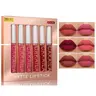 Long-Lasting Matte Liquid Lipgloss Set, Lip Cosmetic, Lip Product, 6 Count/set Waterproof Lip Gloss, Lipstick Makeup Accessories for Girls and Women