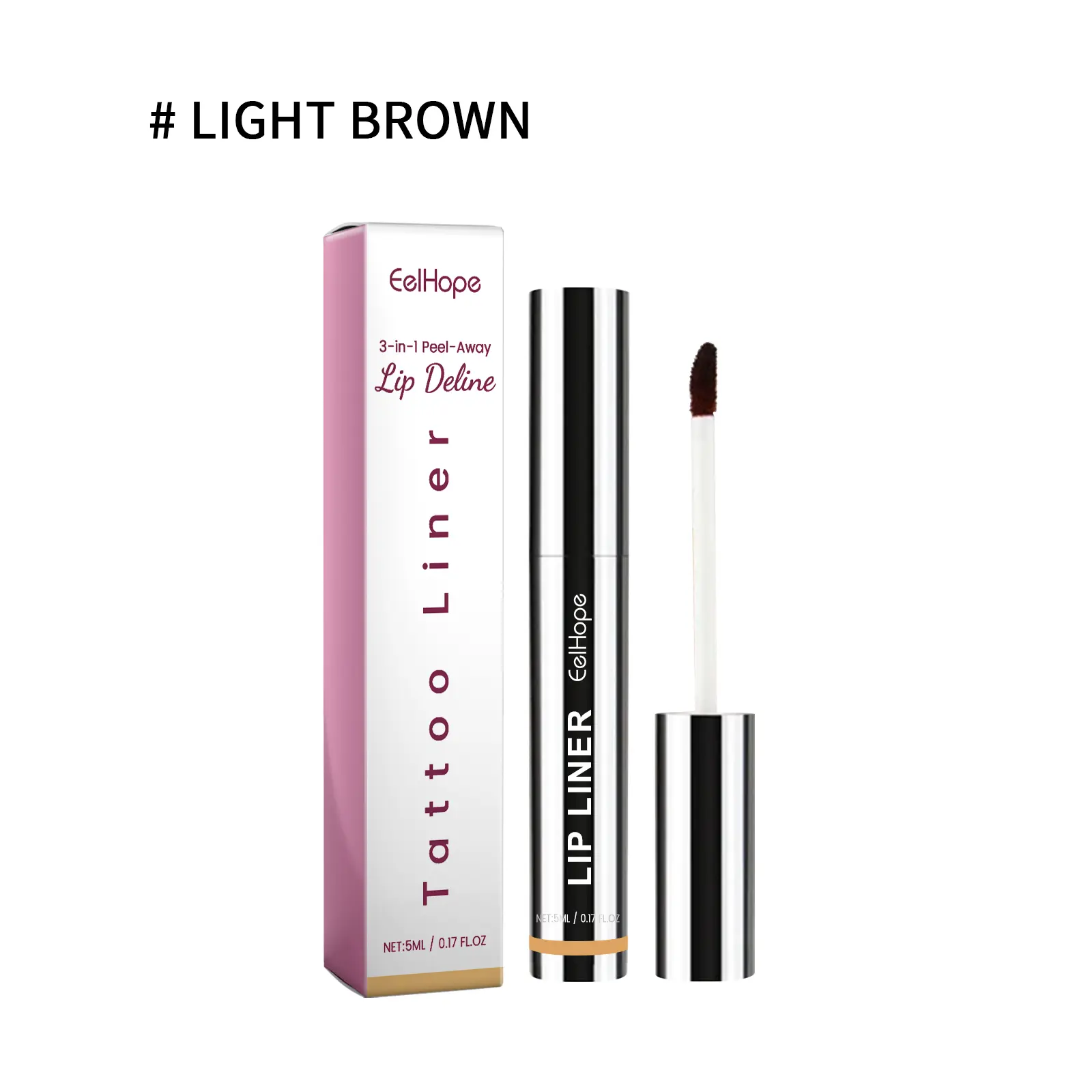 Long-Lasting Waterproof Lipliner - Tattoo-Effect Liner for Lip Shape Outlining and Lip Color Enhancement, Non-Fading, Non-Peeling