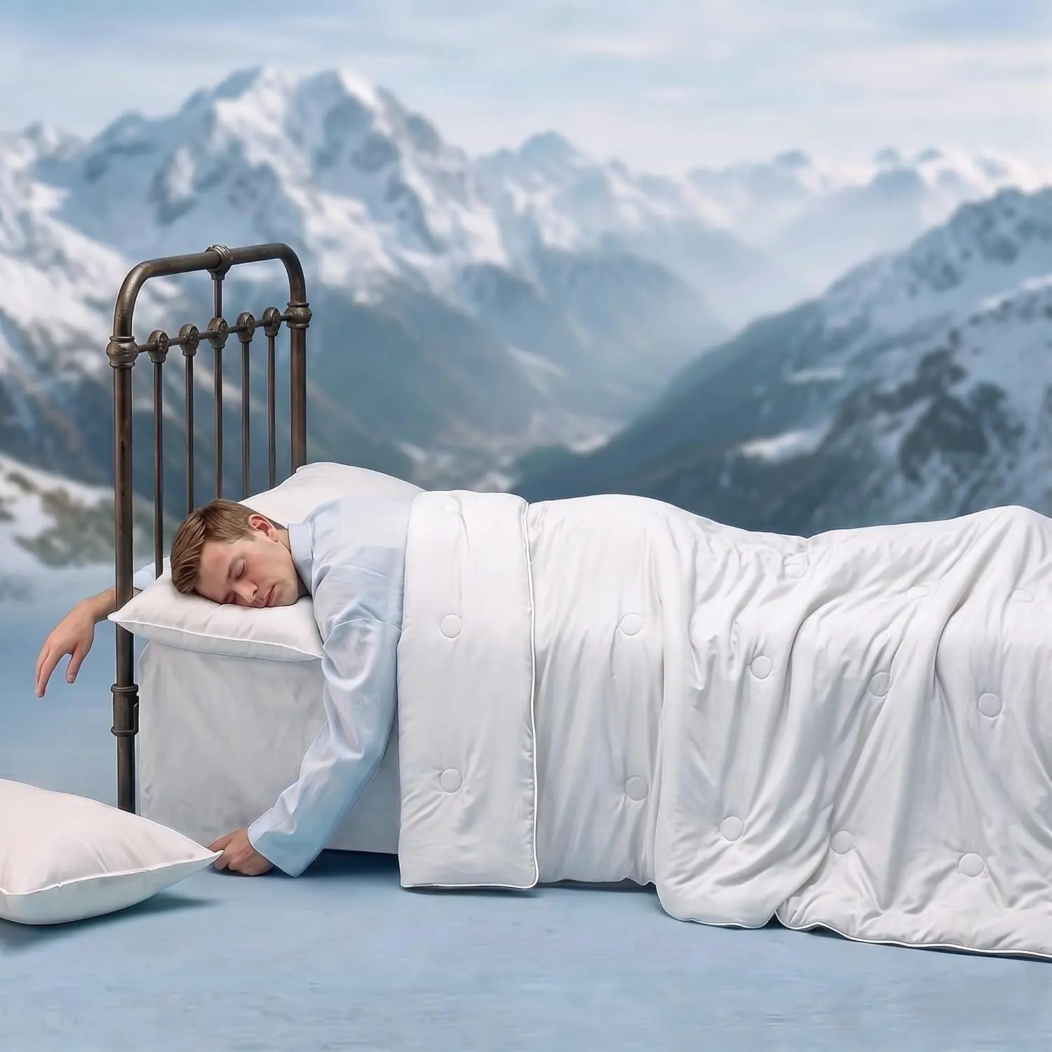 Cooling Comforter Twin/Twin XL Size with Japanese-Sided Cold Tech