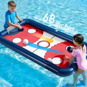 Kids Hockey Pool Game Toys, Big Inflatable Water Play Floating Toy, Fun Swimming Pool Float, Outdoor Activities Yard Beach Sports, Cool Summer Family Party Gift 5 6 8 10 12 Yr Boys Teen Adult