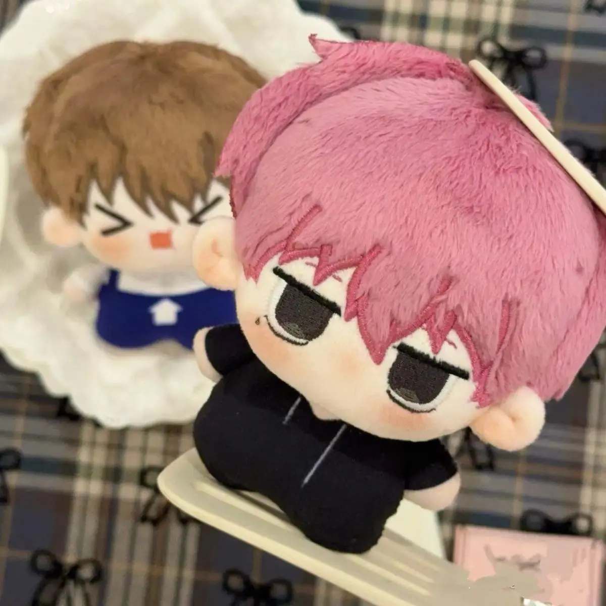 2026 new Tamon Fukuhara Utage Kinoshita Plush Cotton Figure Tamon's B-Side Fanmade Anime Merch Cosplay Props With Printed Design