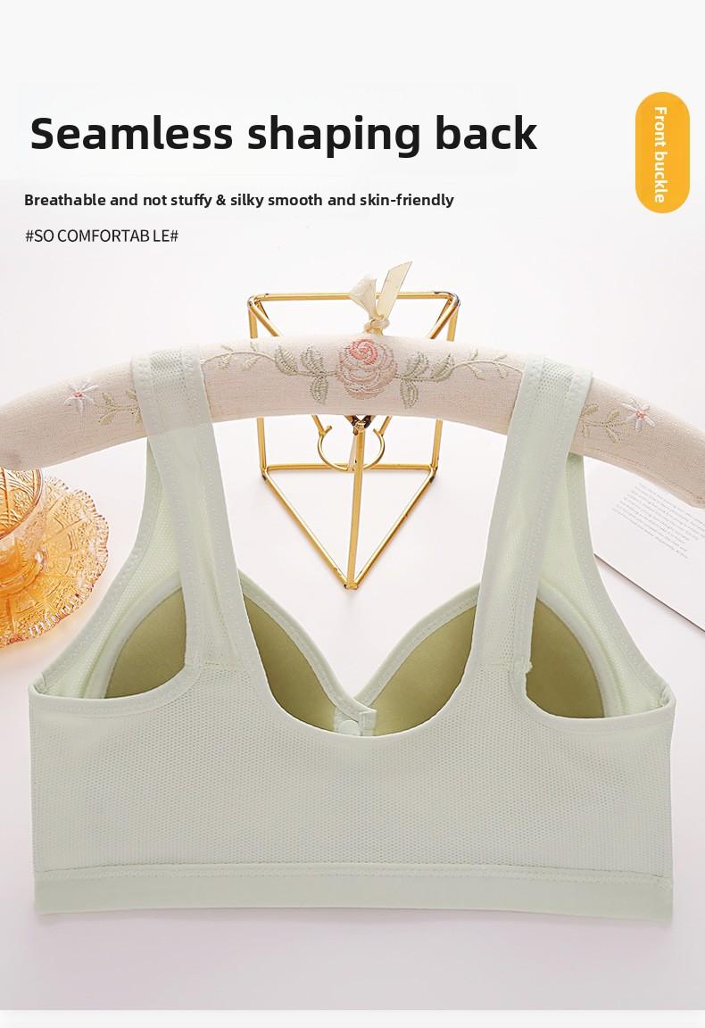 Supportive Seamless Front Closure Nursing Bra For Women Plus Size Wireless Maternity Bralette Breathable Comfort Lingerie Adjustable Hook Underwear 6/3 Pack Mother's Day Gift -RR
