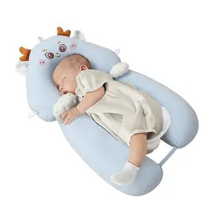 Baby Shaping Pillow, Breathable Anti-Flat Head Support, Gentle Support, Soft Skin-Friendly Head Positioner for Newborn Infants, Comfortable & Safe Design