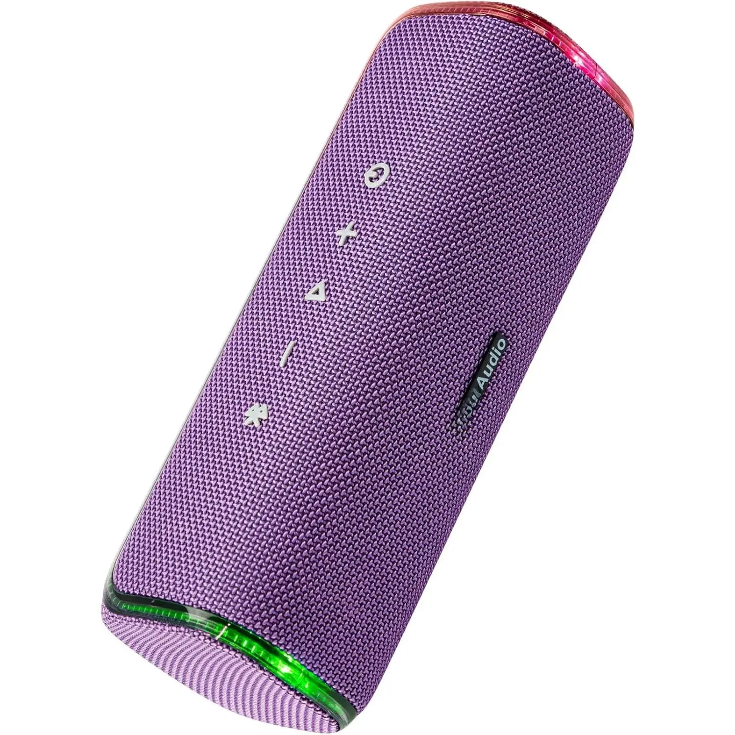 Portable Bluetooth Shower Speaker, 40W Audio Stereo, IPX7 Floating Pool Speaker with Interactive Tap-to-Play Drum, 25H Playtime, LED Lights, Built-in Mic for Hands-Free Calls, USB-C Compatible
