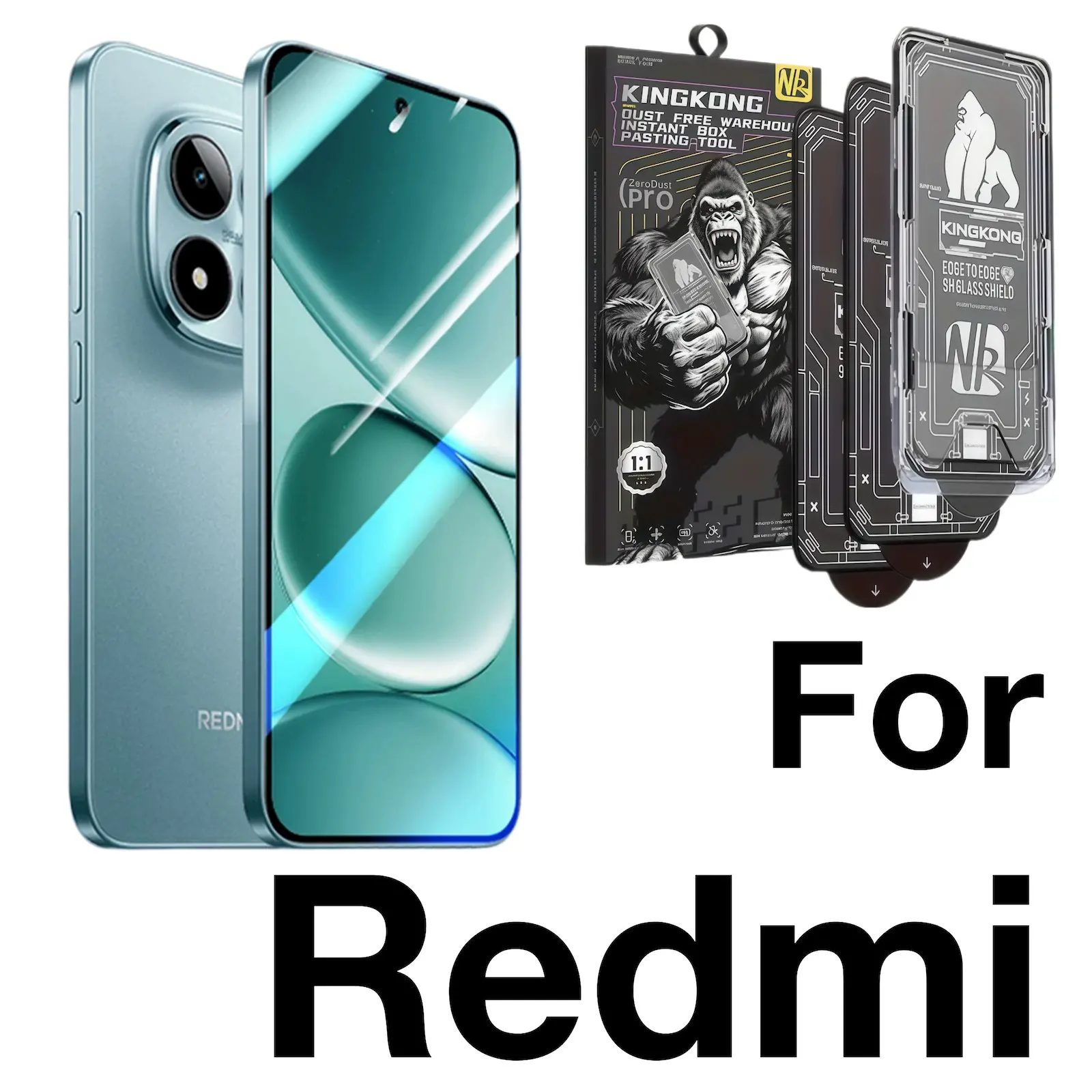 3-Pack Screen Protectors for Redmi Note 15-12, Xiaomi 17 Ultra, iPhone 17-13, Galaxy S26-S24 Ultra, Huawei Mate 80 Pro Max, 9h Tempered Glass