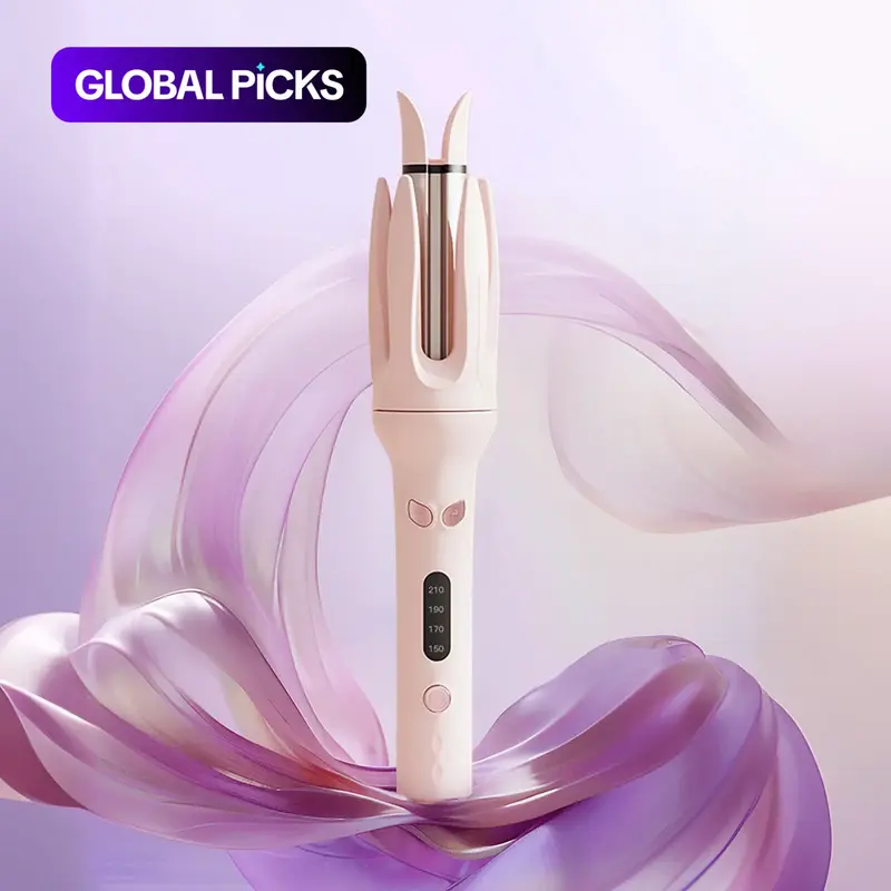 Automatic Hair Curling Iron, 28mm Hair Curler, Negative Ion Automatic Hair Hair Curl Wand, 4 Modes Temperatures Rotating Curling Iron for Women, Curl Maker, Hair Styling Tools for Home