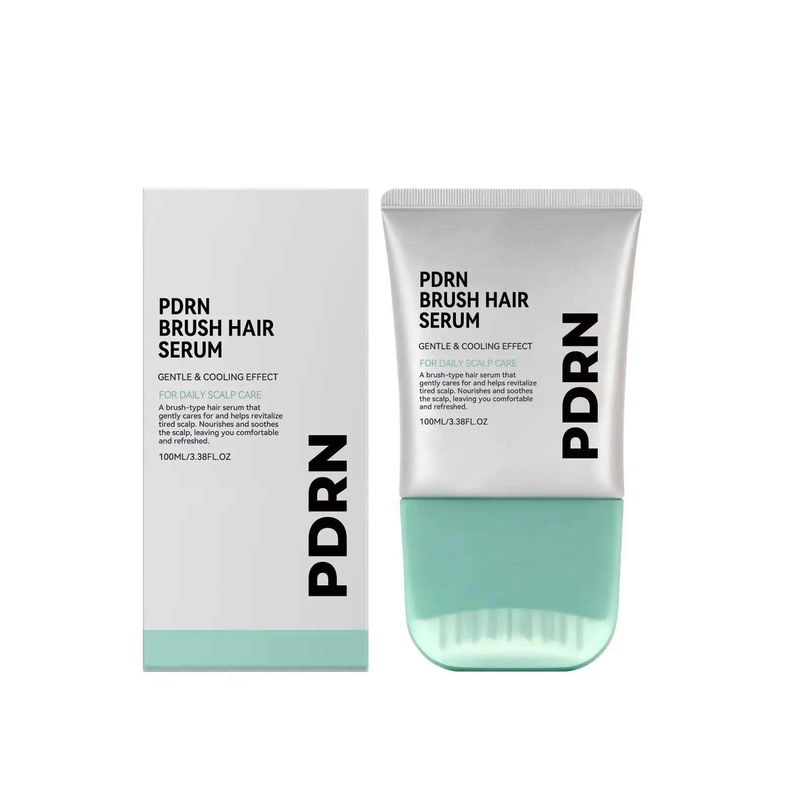 1pc Scalp Massage Care Essence, Needle Design, Refreshing Light Moisturizing, Daily Home Travel, 100ML, Haircare Essential