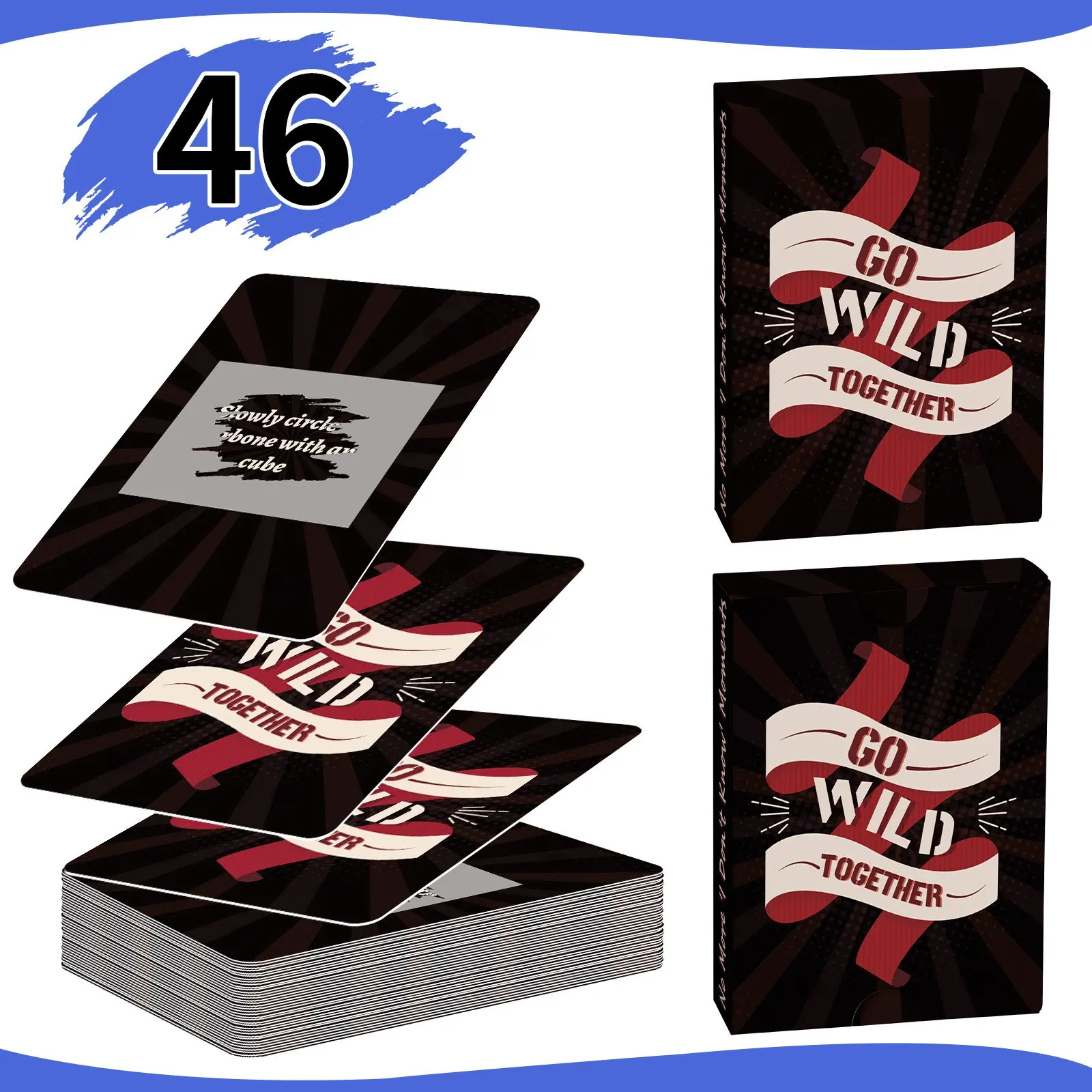 46 Pairs of Love Scratch Cards, Exclusive Creative Interactive Flashcards, Adult Fun Tabletop Game, Table Games, Enhance Relationships, Fun Couple Activity