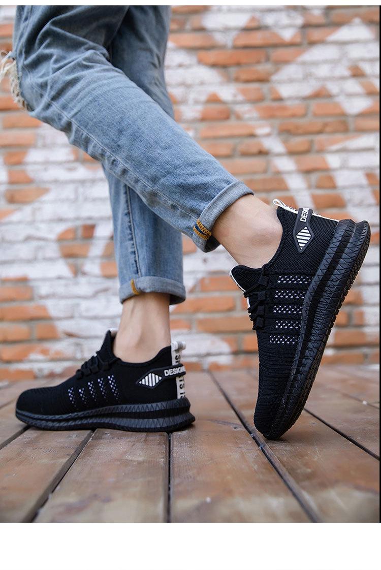 Men's and Women's Work Safety Shoes, Steel Toe Anti Smashing Boots, Breathable Mesh Adult Comfortable Anti Stab Sports Shoes