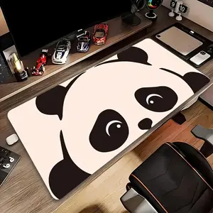 1pc Large Cute Panda Design Mouse Pad - Desk Mat, Suitable for Gaming, Office, And Home Use, Featuring an Artistic Cartoon Style, Making It a Perfect Gift for Friends And Family, Gaming Desk Accessory | Cartoon Panda Design | Durable Desk Mat