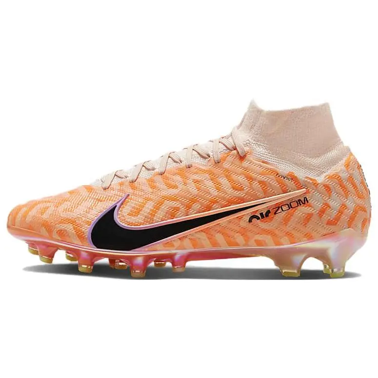 Men's Nike Mercurial Superfly 9 Elite AG Flyknit Mid-Cut Football Cleats - Artificial Grass Traction, House White Official Maison Mihara Casual Trainers