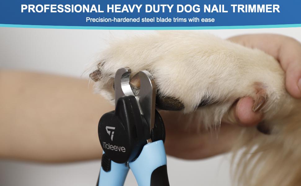 LED Dog Nail Clipper with Light, Illuminates Nails or Bloodline for Safe and Easy Trimmers, Extra Sharp for Thick Nails, Quick Sensor, Avoid Over Cutting Toenail, for Cats & Dogs