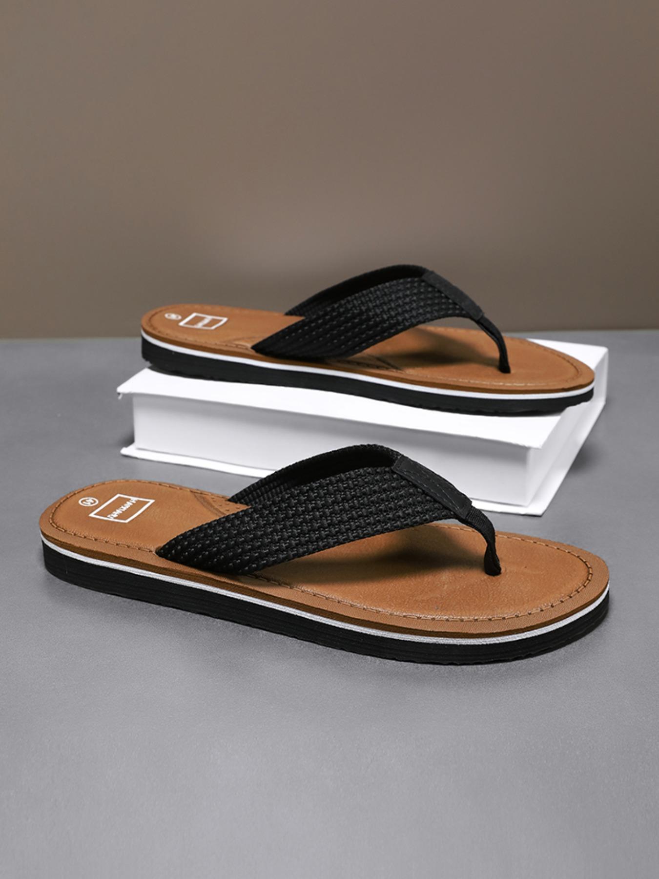 Men's Summer Fashion Slip-On Sandals, Breathable Lightweight Casual Shoes for Beach Streetwear Vacation Daily Wear