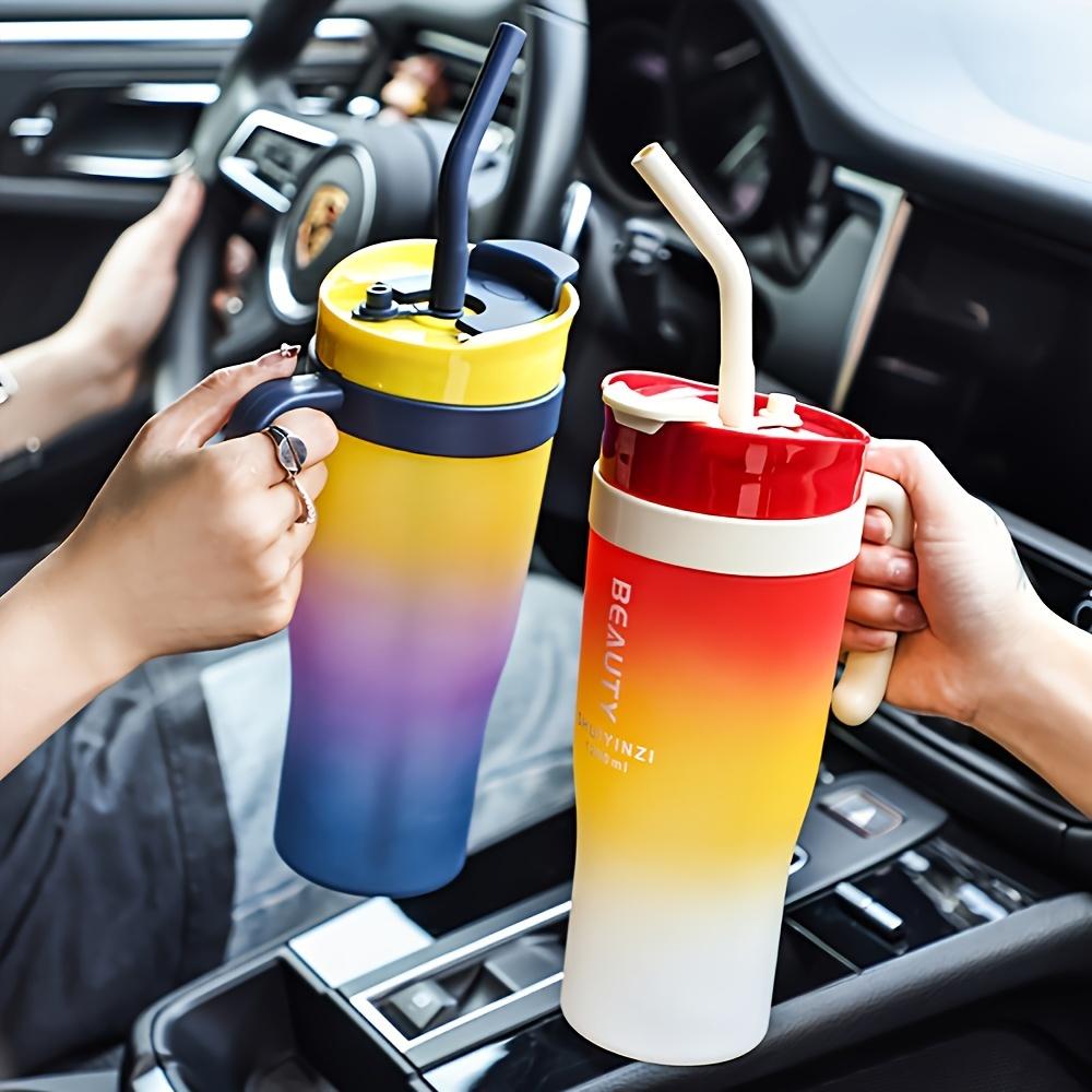 3-Piece Set Large Capacity Gradient Plastic Water Cup Suit-Durable, Leak-Proof, Portable, Free of Phenol A, Suitable for Sports, Travel and Outdoor Fitness-1380/46.6 Oz, 800 Ml/27 Oz and 280 Ml/9.5 Oz Size, Easy to Carry Design and Secure Screw Cap