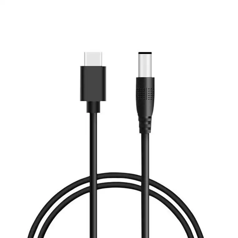 USB C to DC 5.5mm x 2.1mm Power Cord, USB Type C Input to DC 5V Out  , Work with PD Charger and PD Power .Output DC 5V 3A Max. Portable for Outdoor Test, Studio, Office