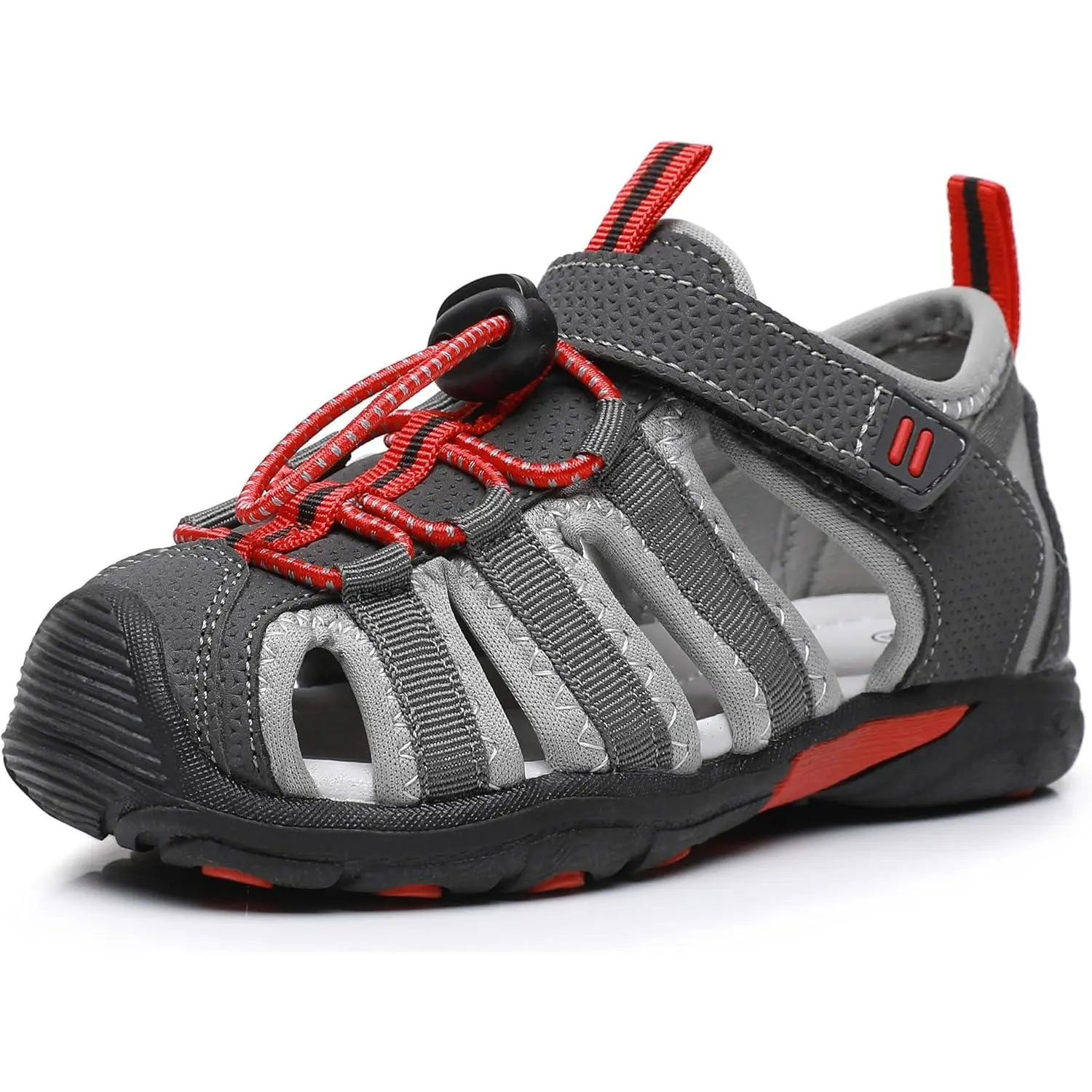 Kids Boys Sandals Summer Outdoor Athletic Double Strap Closed-Toe Beach Sandals Sport (Toddler/Little Kid)Gift.