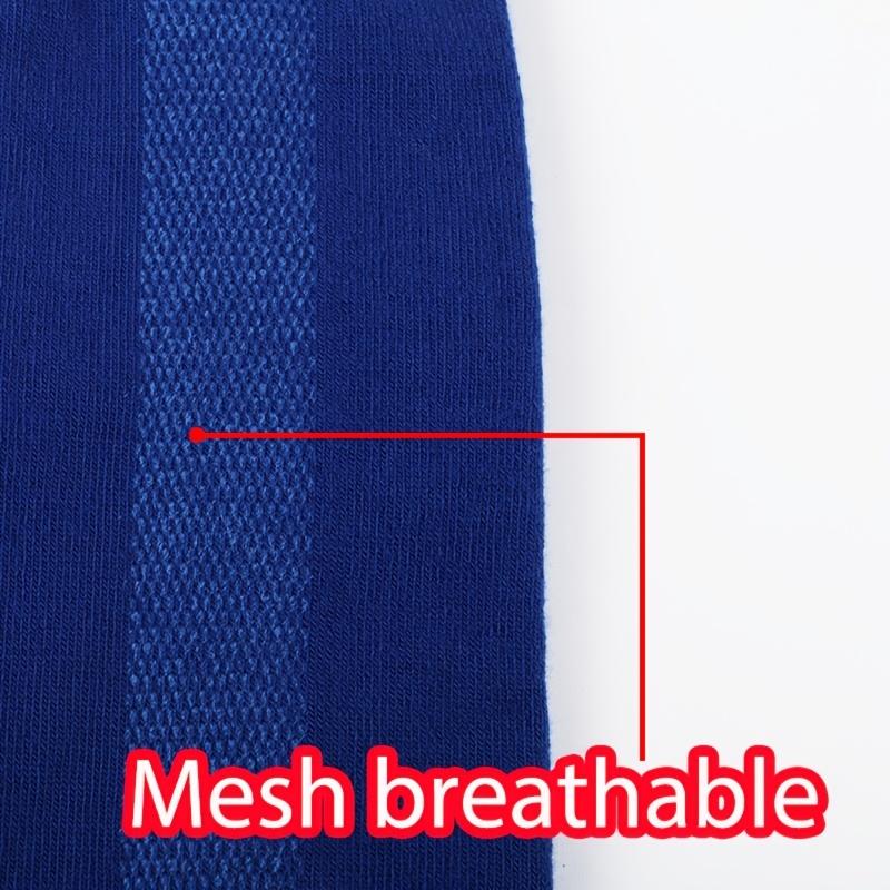 (New)1/3 Pairs Kids Knee-High Sports Socks - Breathable Mesh, High Elasticity & Moisture-Wicking, Solid Color Athletic Socks for Basketball, Football, School - Durable Polyester Boys & Girls Socks