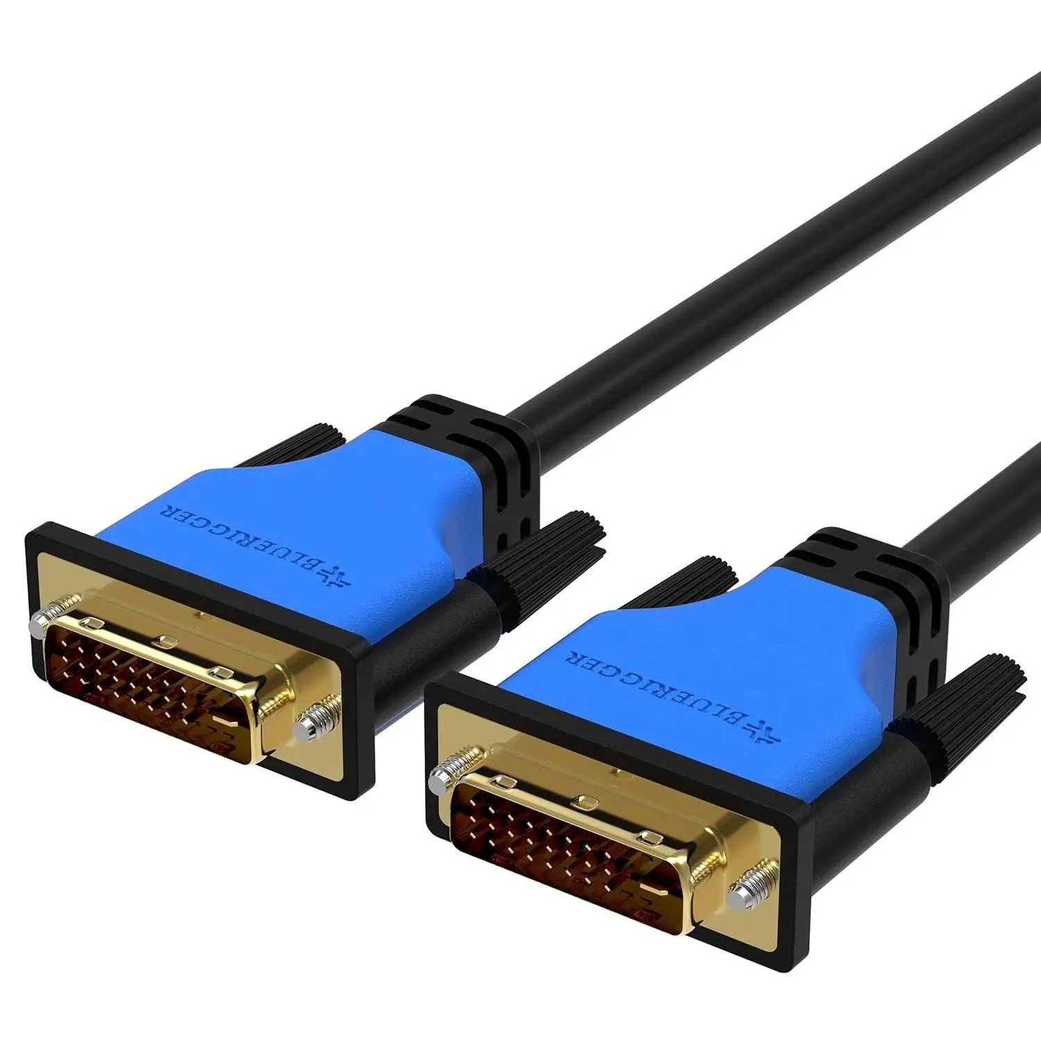 DVI to DVI Cable 6FT High Resolution 2560x1600 24+1 Dual Link DVI-D Cable Gold Plated, for Gaming HDTV Monitors Projectors Graphics Video Cards