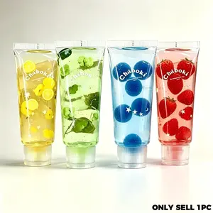Chiboki Jam Squishy 4-styles - Toothpaste Tube Clear Gel Squeeze Fidget Sensory Toys No Mess ASMR