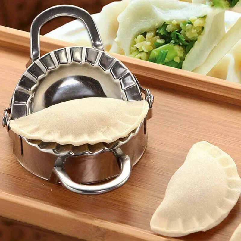 1 Piece of Stainless Steel Dumpling and Wonton Ware for Making Perfect Dumplings, Pies and Cakes - A Necessary Kitchen Gadget, Cooking Utensils, Durable Cooking Tools, for Easy Food Preparation, Dumpling Machine