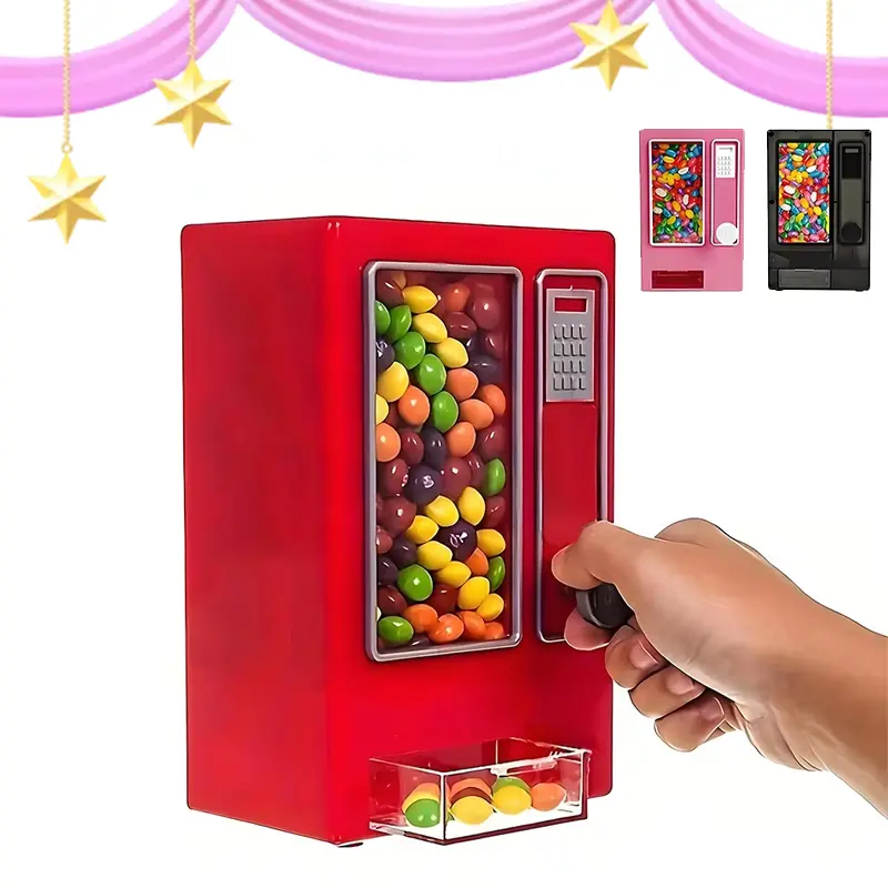 Mini Candy Vending Machine, Candy Storage Machine, Cute Desktop Candy Machine, Gift For Friends Or Girlfriend, Christmas, Valentine's Day, And Birthday Gift