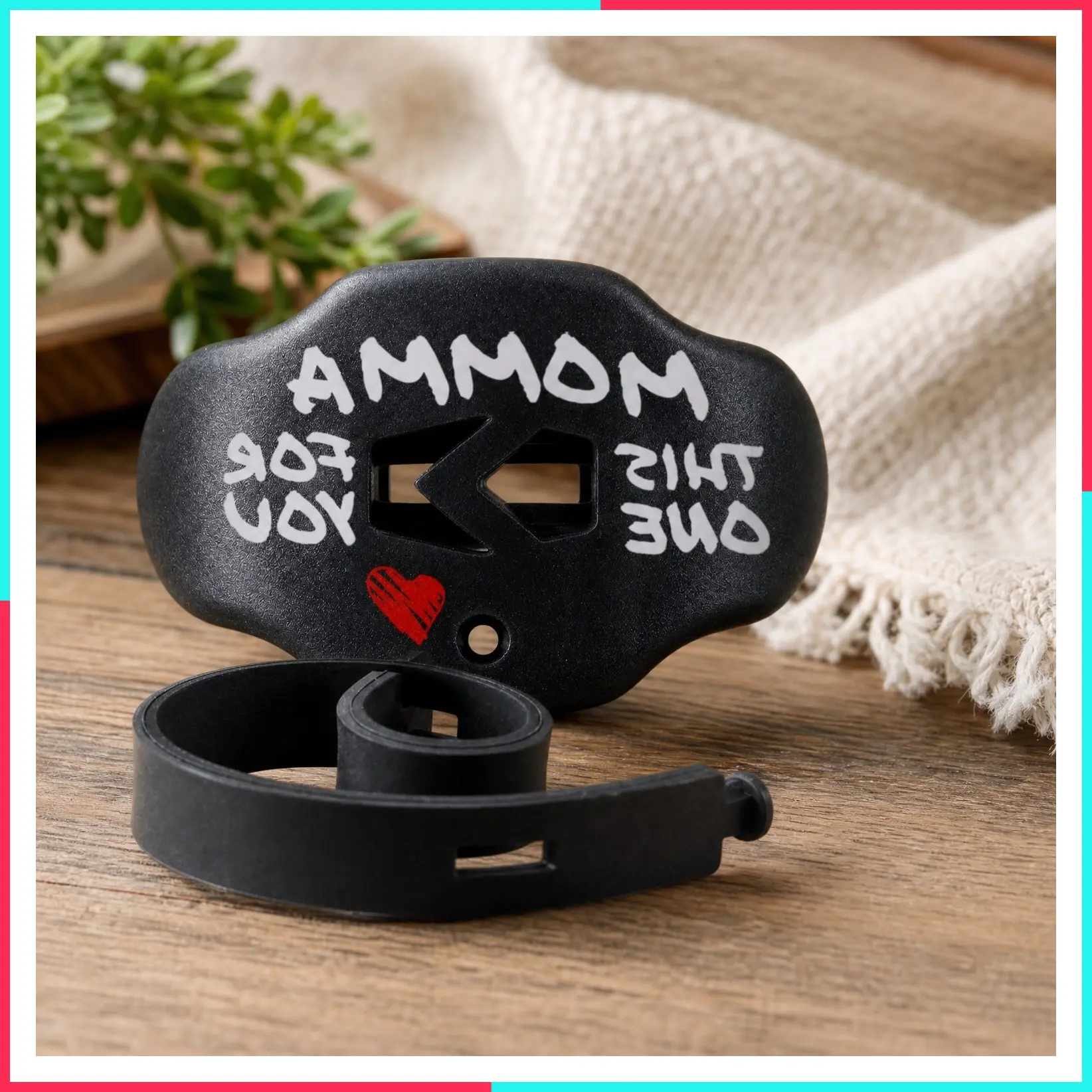 Football Mouth Guard with Strap - Lip/Teeth Protector Mouthpiece - No Boil - for Youth & Adults, Maximum Air Flow, All Sports