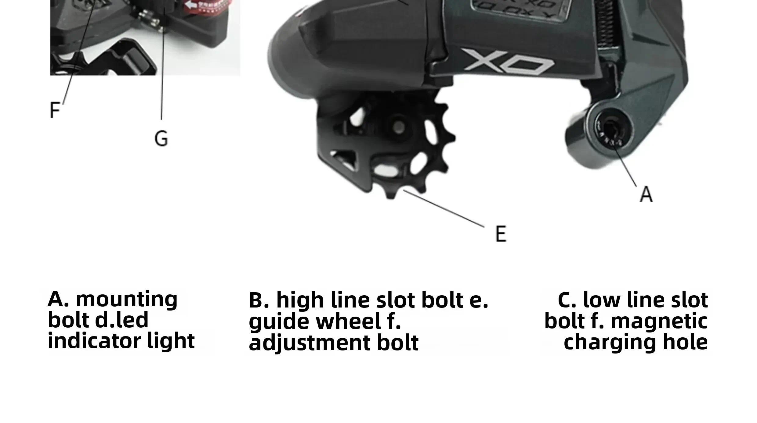 WHEELTOP EDS OX 2.0 Electronic Wireless Groupset, 3-14s Speed , Shift + Rear Derailleur