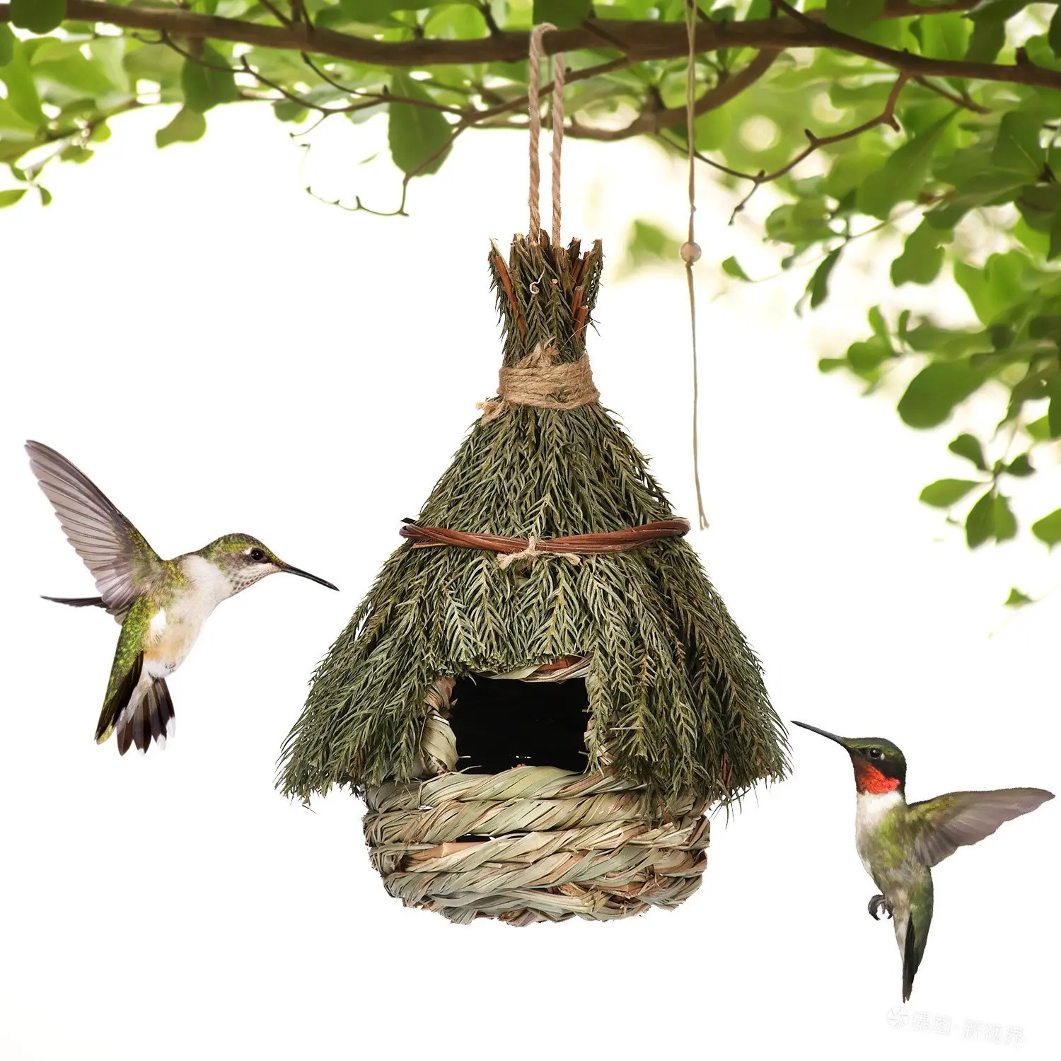 Handmade Straw Bird Nest, DIY Craft Kit for Nature Lovers, Perfect Gift for Garden Enthusiasts, Unique Handcrafted Artistic Decorative Item