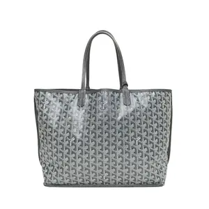 Pre-owned Goyard Gray PVC Sliver Hardware Anjou P206436246