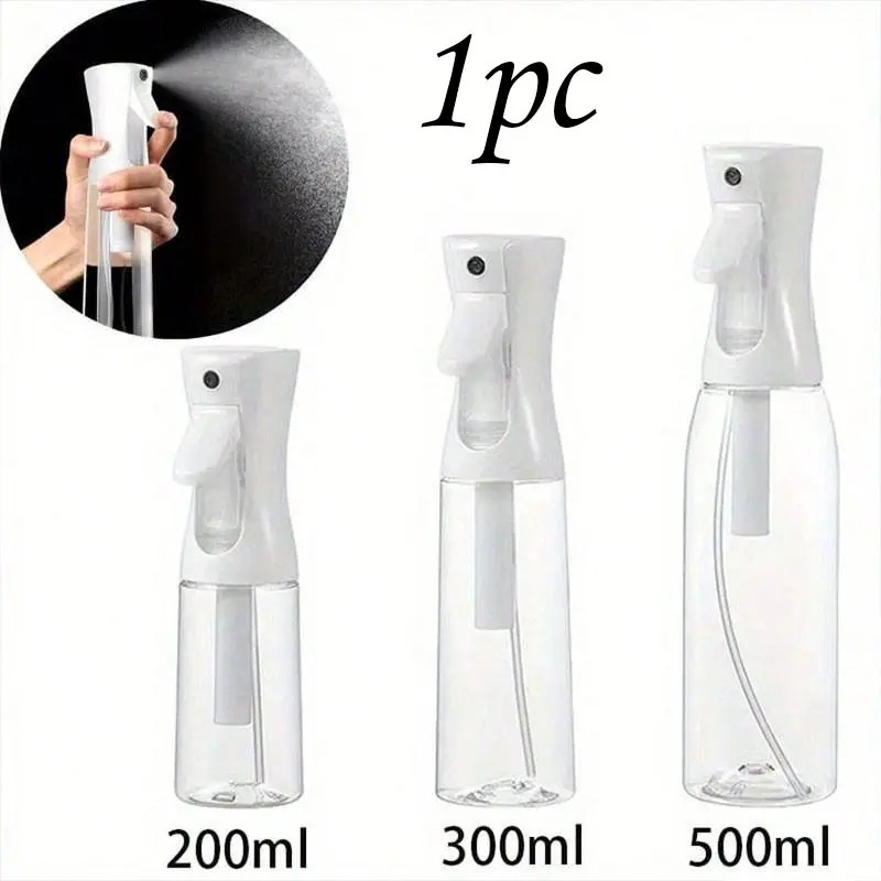 Fine Mist Atomizer 200ML/300ML/500ML, Plastic Odorless Humidifier Pump Dispenser, Daily Essentials and Cleaning Supplies, Home Sanitizing Spray Bottle