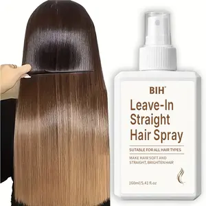 No-Rinse Straightening Spray 160ML, Smooths Frizz, Softens Hair, Repairs Dry and Fluffy Hair, Styling Mist for Men and Women