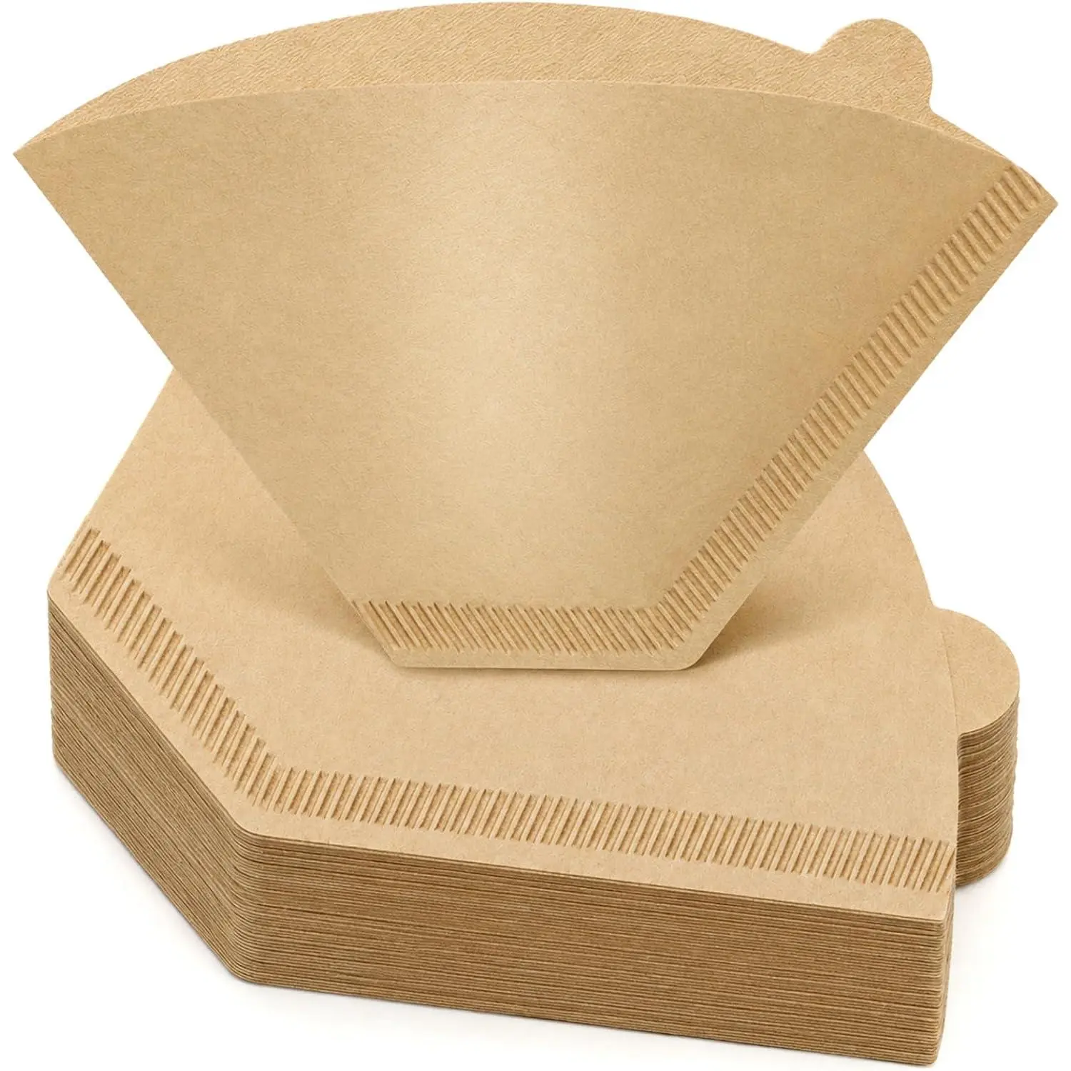 100 Count Coffee Filter 2,Cone Coffee Filters,Filter 2-4 Cups of Coffee | Coffee Drip Filter Compatible with Conical Shaped Pour Over Coffee Dripper and Drip Coffee Maker