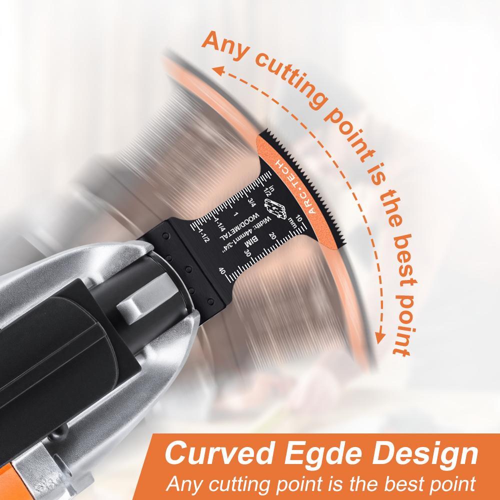 Multifunctional Oscillating Saw Blade Set, Compatible with Dewalt Bosch Fein, Ideal for Wood Plastic Metal Cutting