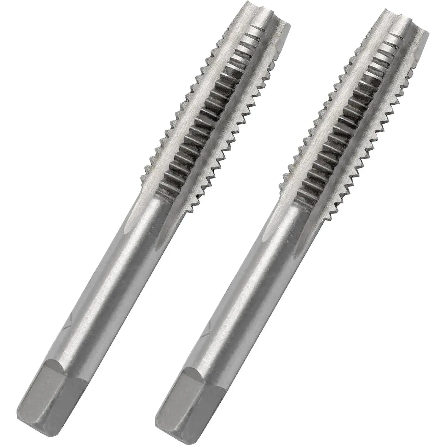 2 count M8x1.25 Tap, M8 Metric Thread Right Hand Tapping Tool, HSS Thread Milling Taps (M8 x 1.25, 1 Pair)