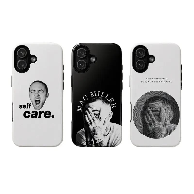 Mac Miller (Musician/Singer) Themed Phone Case – Compatible with iPhone 11–17 Pro Max/Plus and Samsung Galaxy S23–S25 Series
