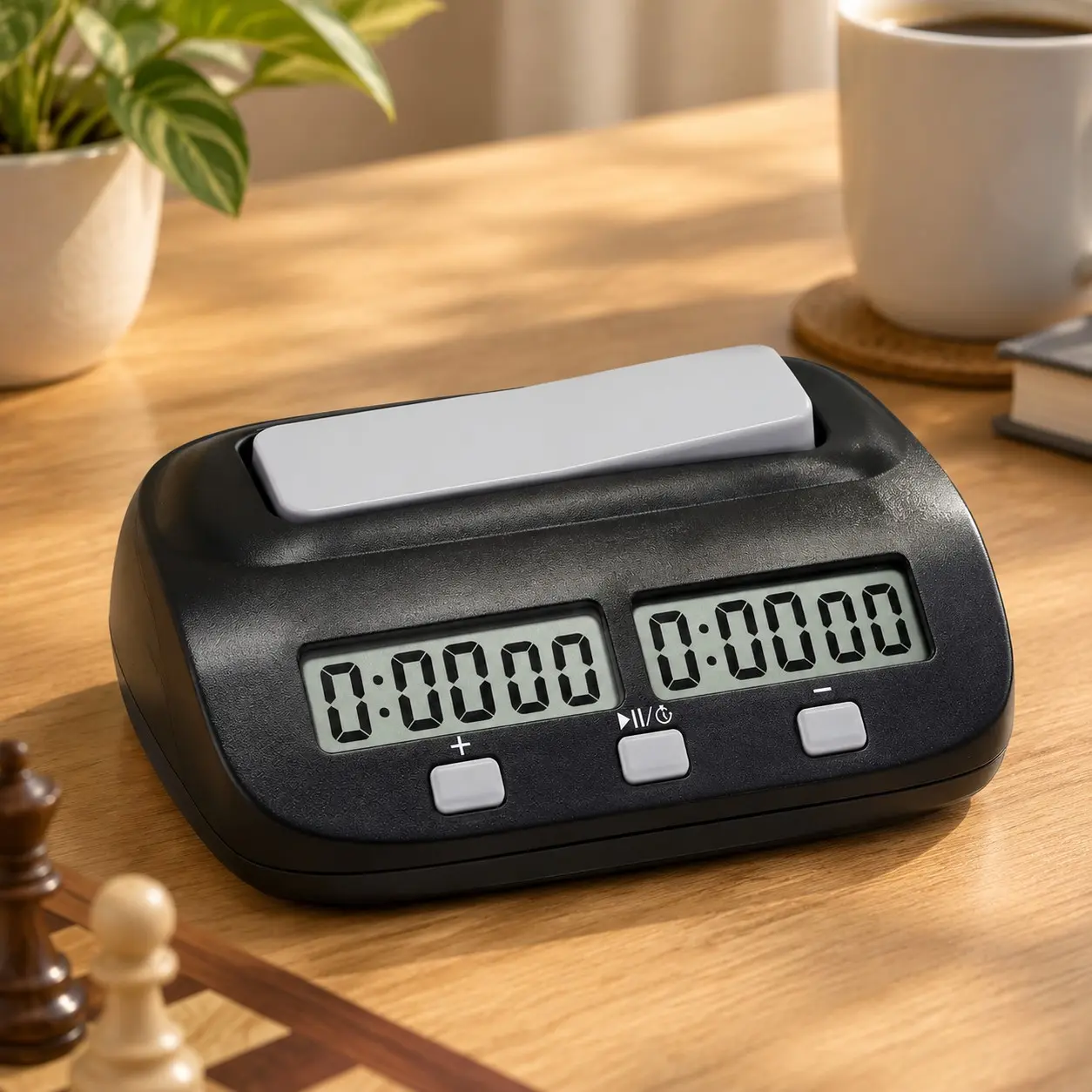 Chess Clock Digital Timer for Board Games Count Up/Down with Alarm Function BlackGift