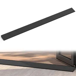 Nilight 39.4*2.4*0.6inch Natural Eco-Friendly Rubber Threshold Ramp, 0.6Inch Rise Low Profile Cuttable Ramp for Effortless Access to Doorways, Curb (Customizable Fit for Motorhomes, Home Use)