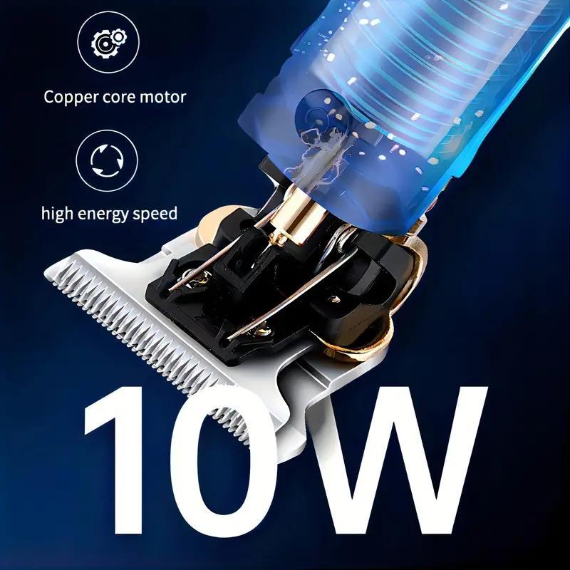 Electric Hair Clipper Set for Men's Gift, 1 Set Professional Barber Hair Clipper Machine, Beard Trimmer Shaver Kit