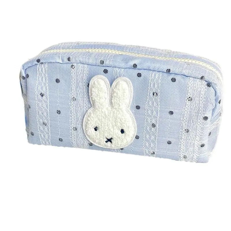 Kawaii Miffy Pencil Case Creative Ins Style Storage Bag Multi Functional Cartoon Stationery Case Anime Accessories Perfect Gifts