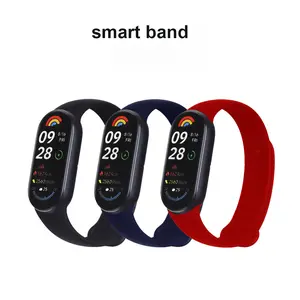 Waterproof Fitness Tracker Smart Band with Heart Rate & Sleep Monitor, Long Battery Life Activity Step Counter Smart Watch, Smart Message Notification Sports Wristband for Men Women Home Gym Outdoor